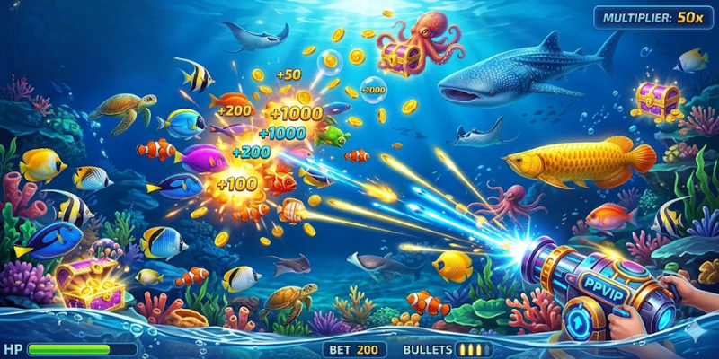 PPVIP Fish is an online fish shooting platform