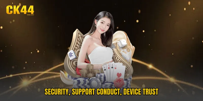 Security, support conduct, device trust